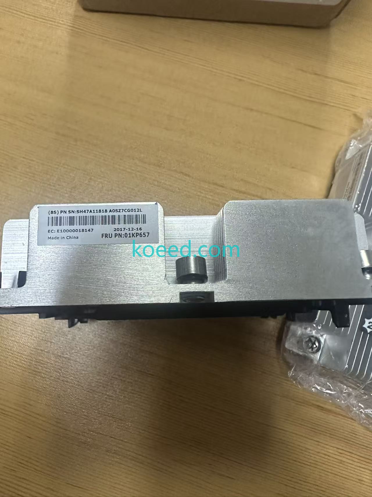 01KP656 SR630 Heatsink Detailed View