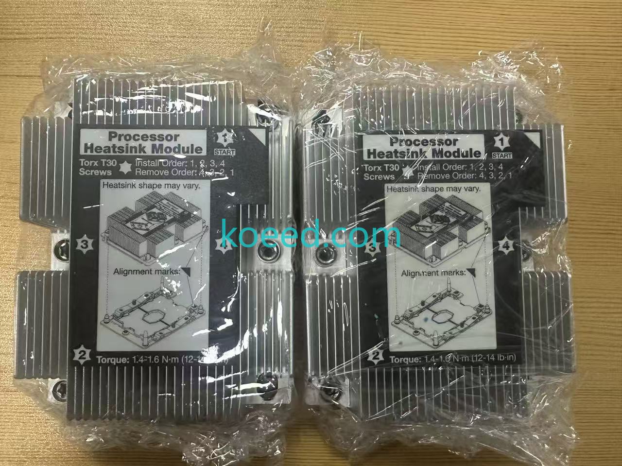 01KP656 SR630 Heatsink Front View