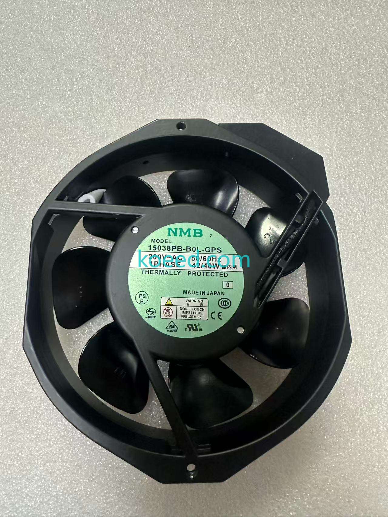 NMB 15038PB-B0L-GPS Mounting Details