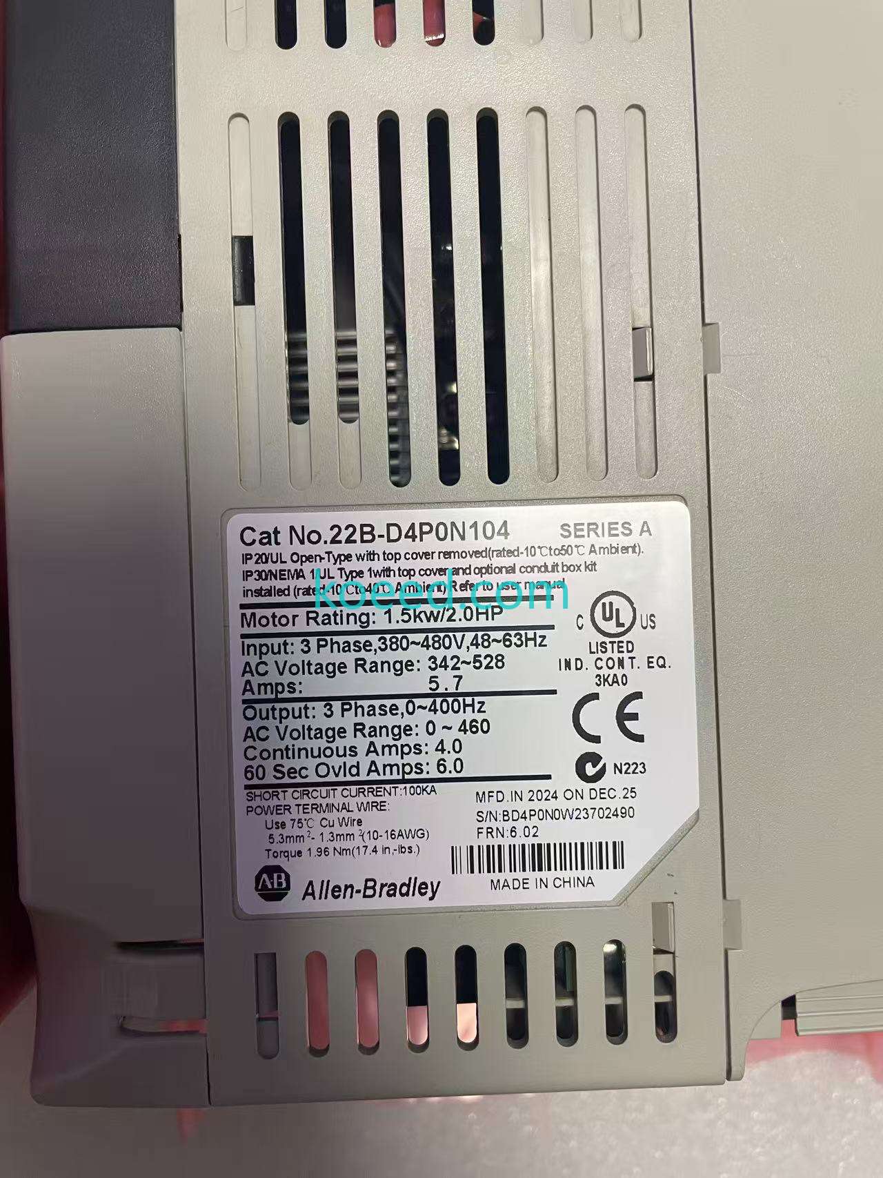 22B-D4P0N104 - Product View