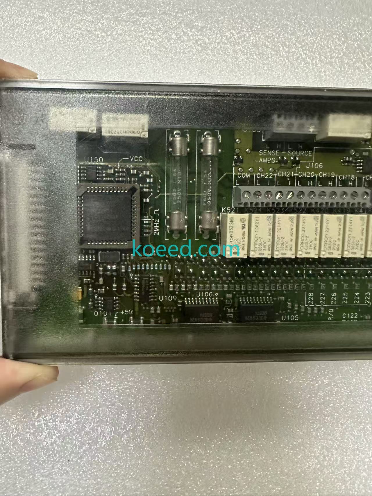 Agilent 34901A front panel view
