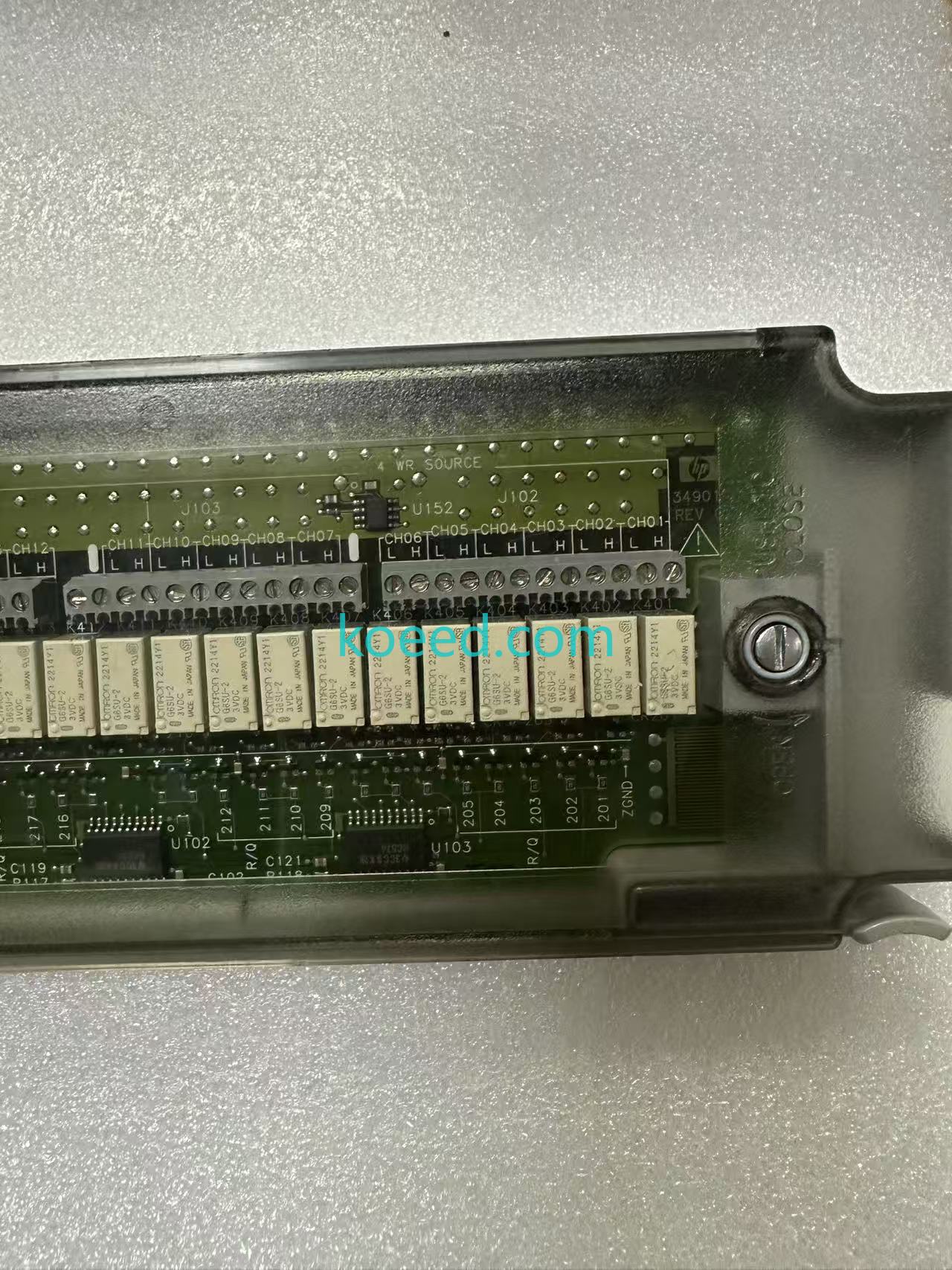 Agilent 34901A side profile