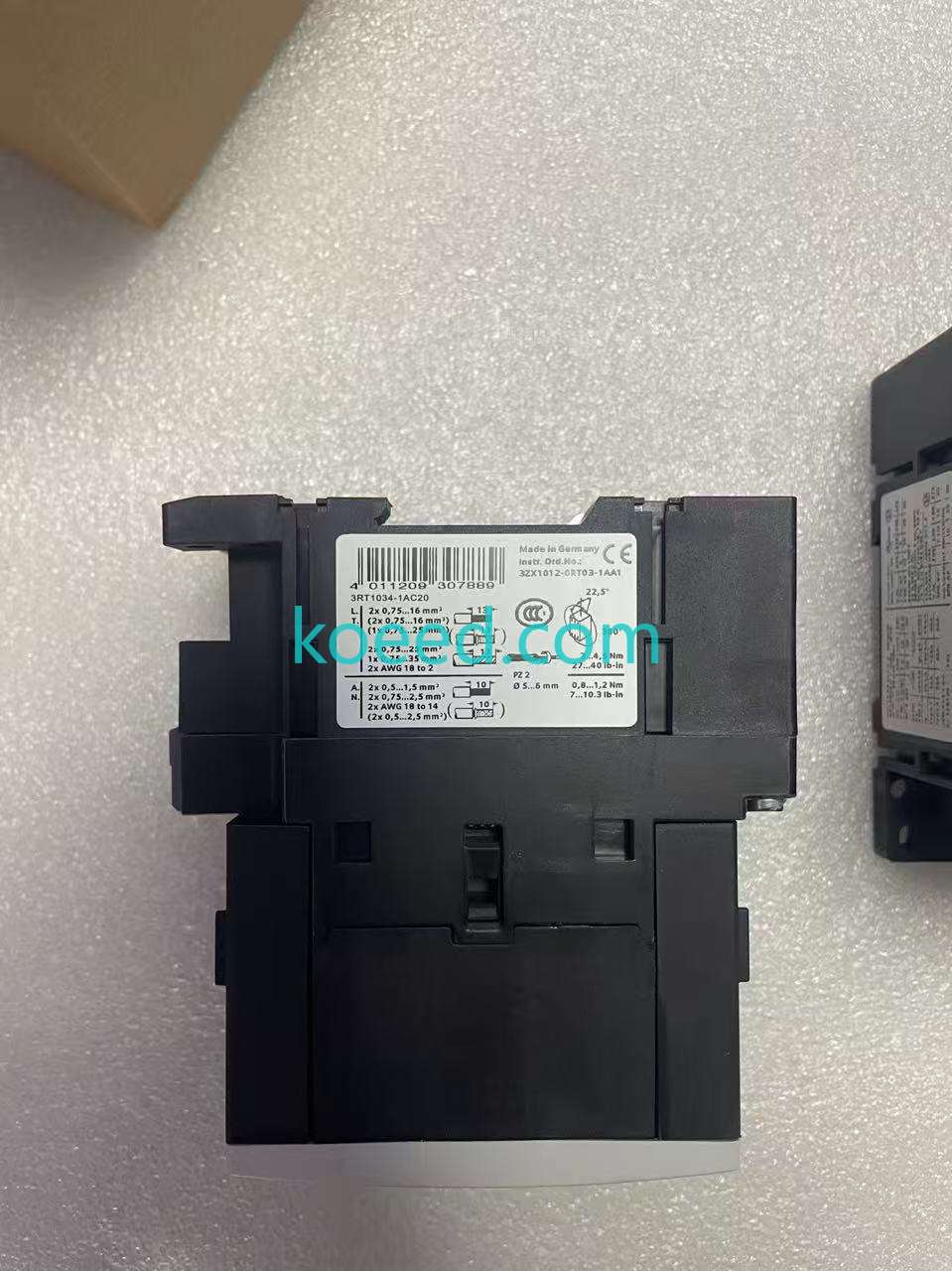 Siemens 3RT1034-1AC20 Mounting Example