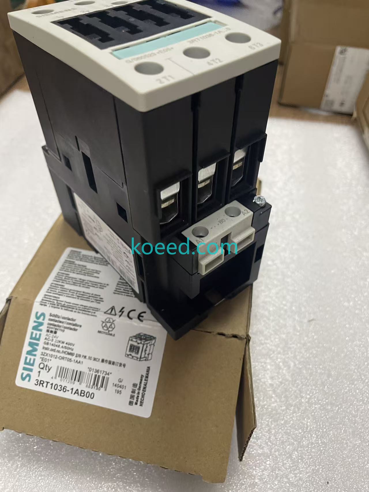 3RT1036-1AB00 terminal connections