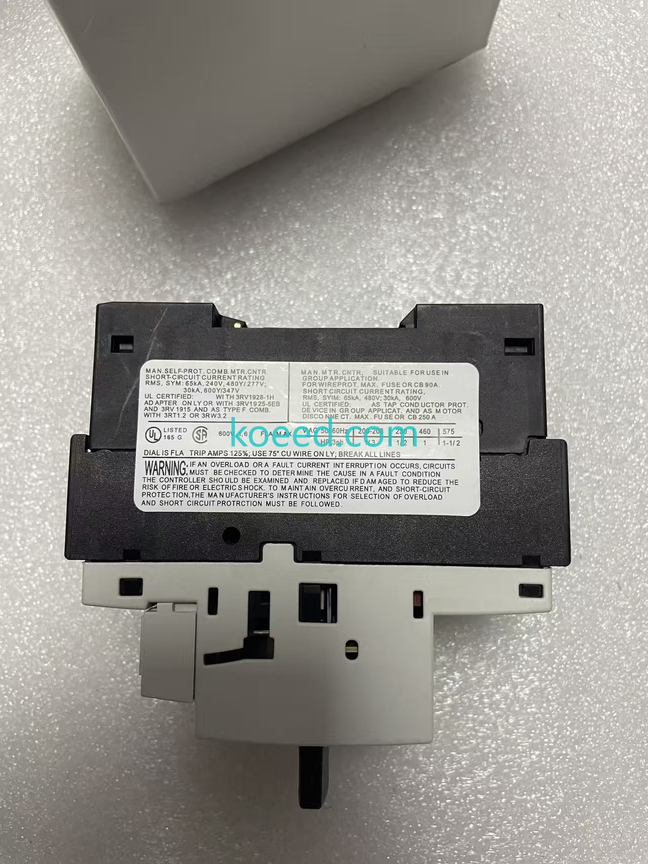 Siemens 3RV1021-4AA10 front view