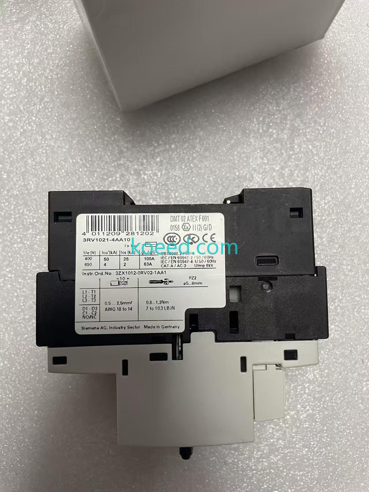 Siemens 3RV1021-4AA10 technical specifications