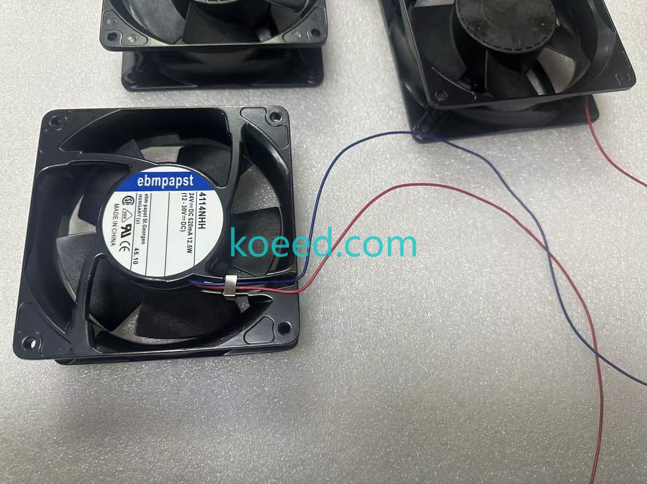 4114NHH DC Axial Fan Front View