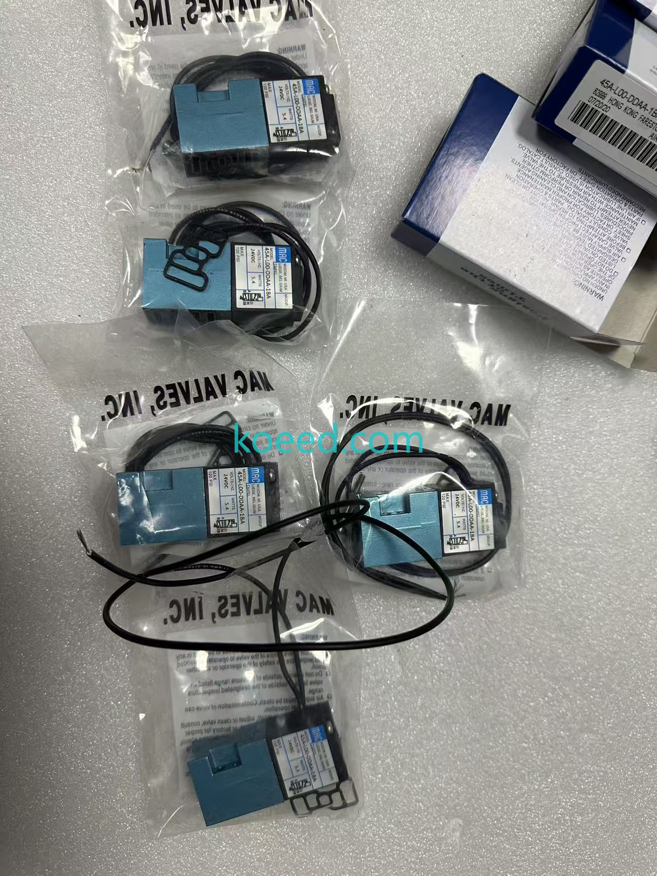 MAC 45A-L00-DDAA-1BA Solenoid Valve - Packaging