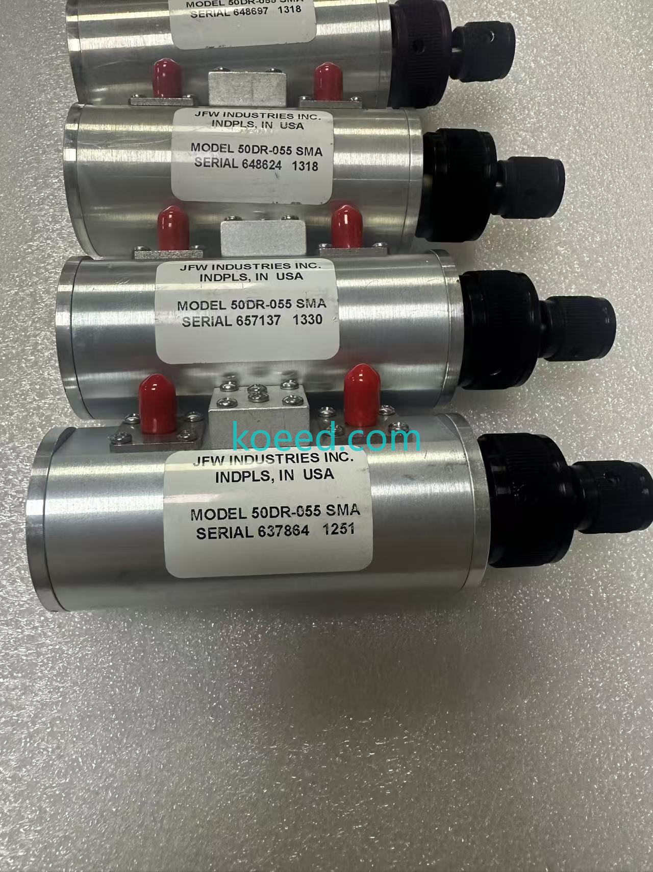 50DR-055 RF Variable Attenuator - Front View with Attenuation Dial