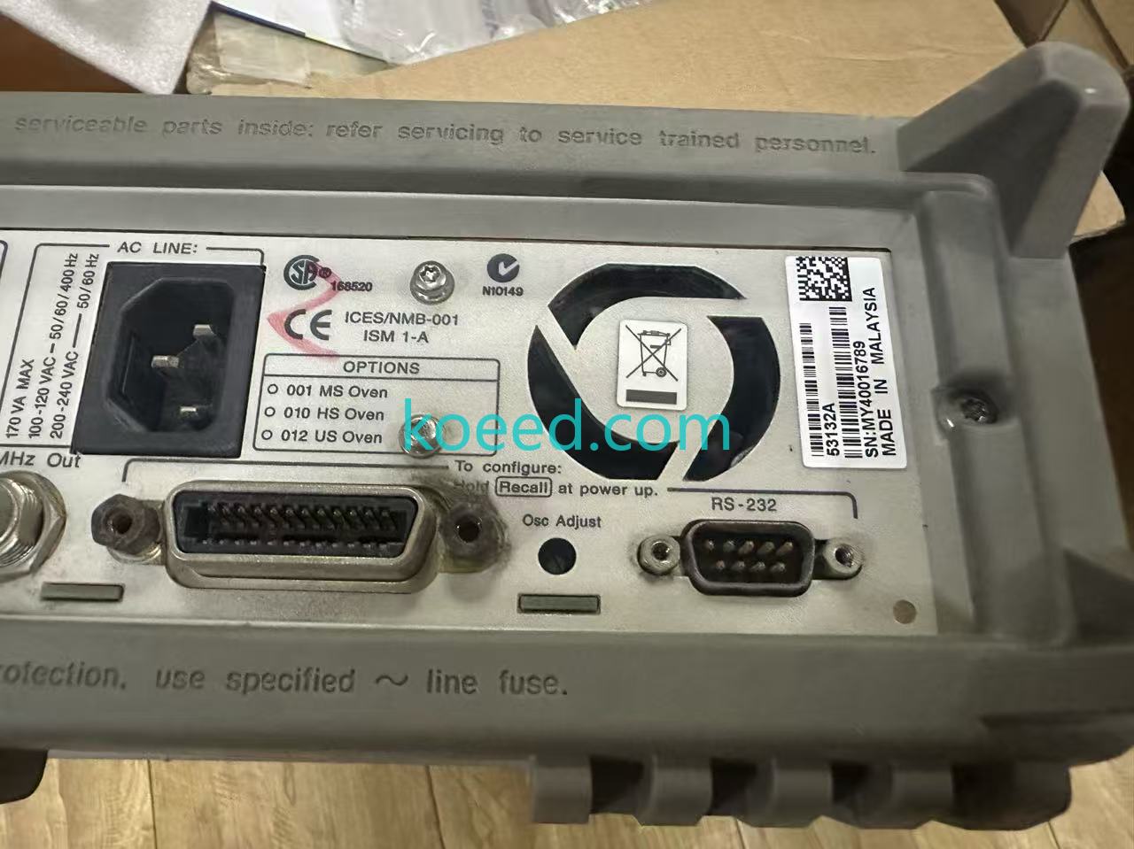 Agilent HP 53132A Technical Specifications