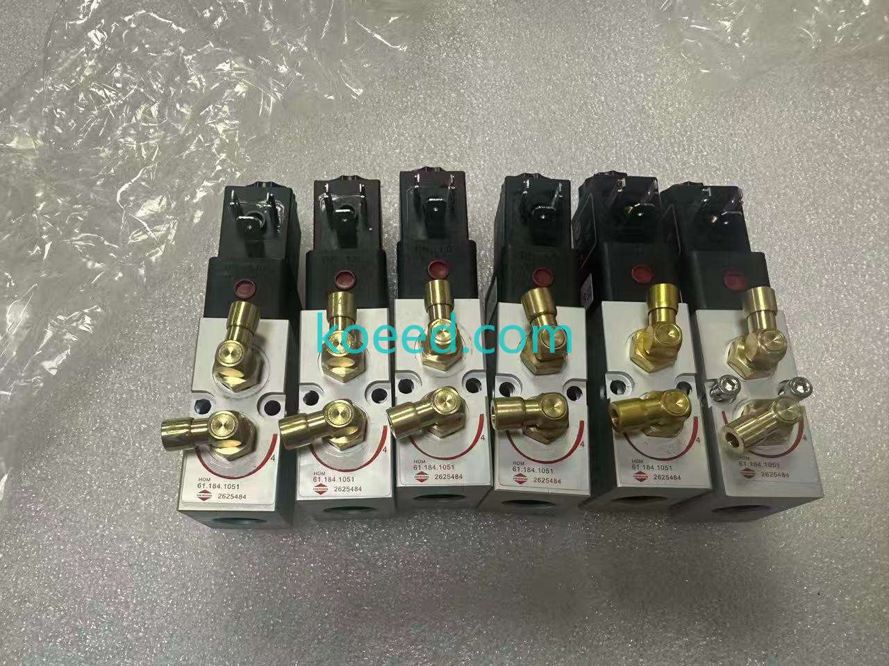 Heidelberg 61.184.1051 Solenoid Valve Connector Details