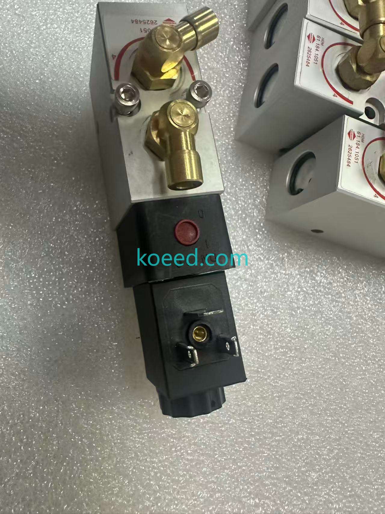Heidelberg 61.184.1051 Solenoid Valve Electrical Connections