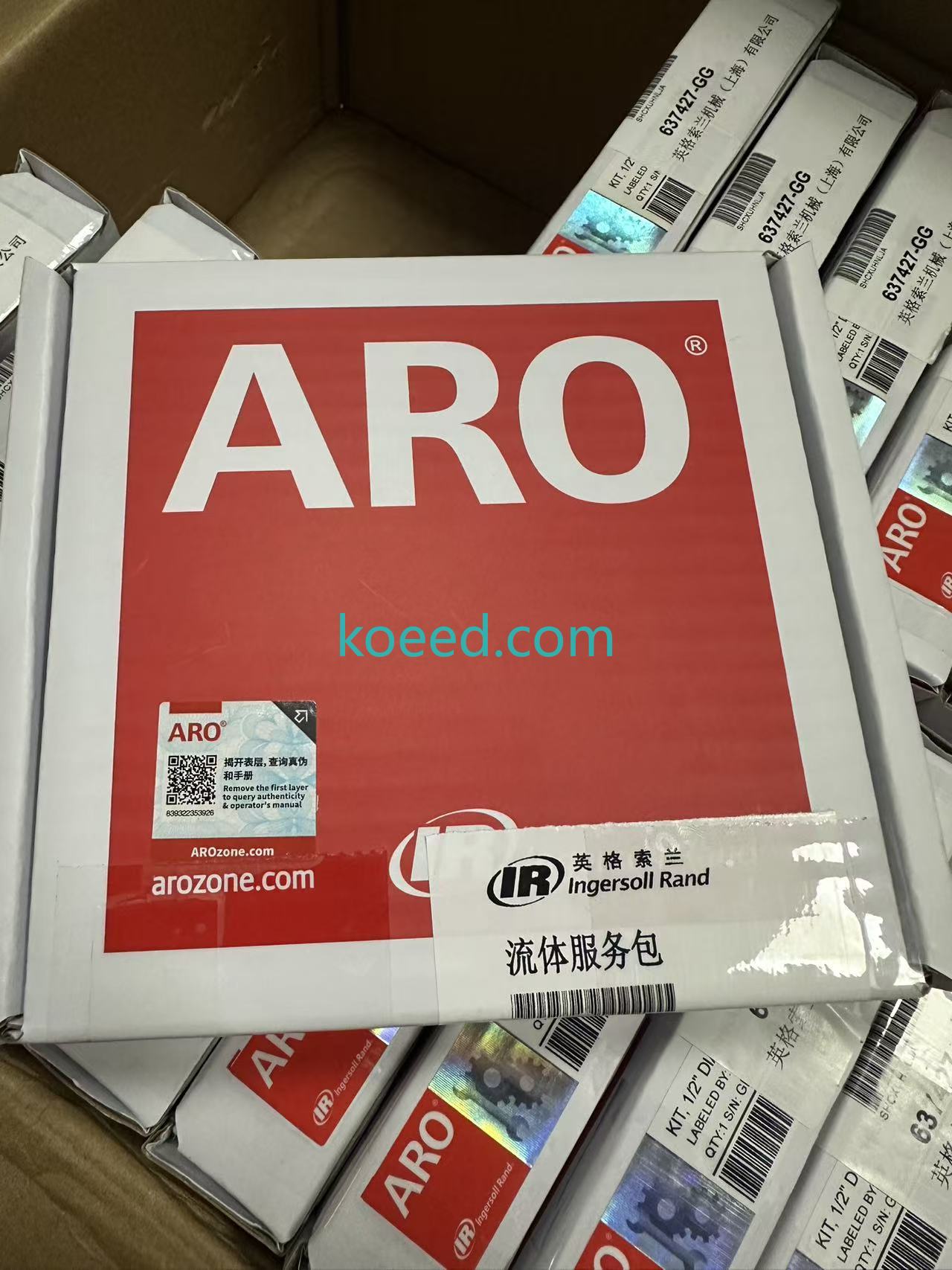 ARO 637427-GG — Fluid Section Hardware Detail