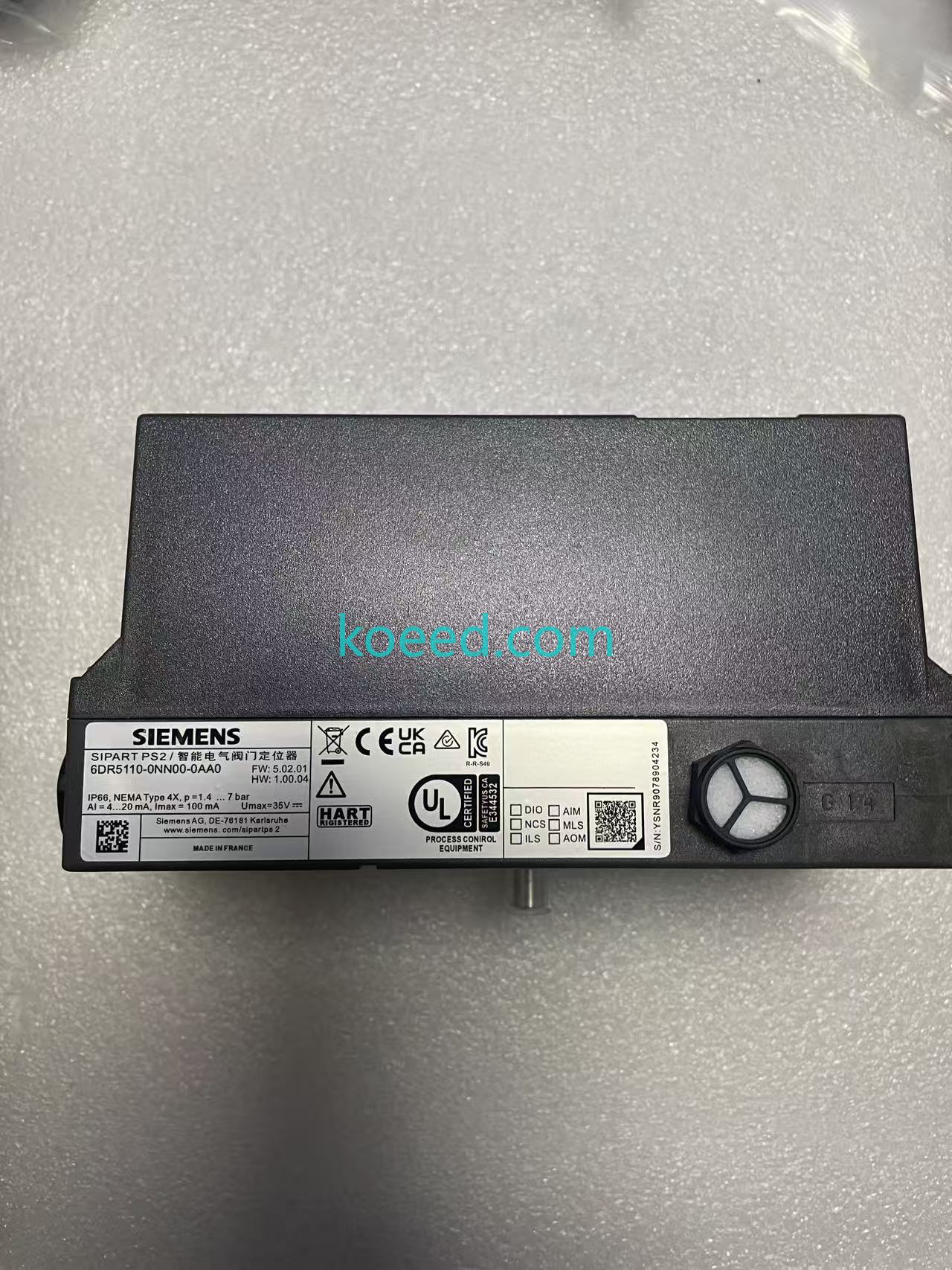 Siemens SIPART PS2 Industrial Application