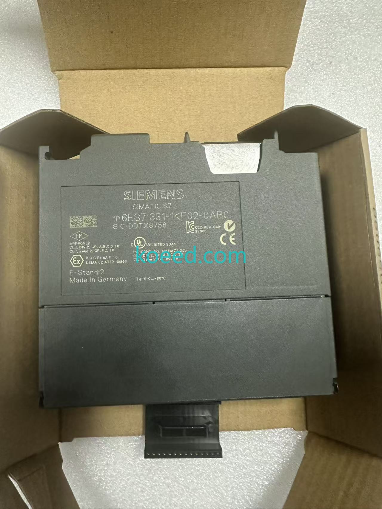 Siemens 6ES7 331-1KF02-0AB0 Label & Markings