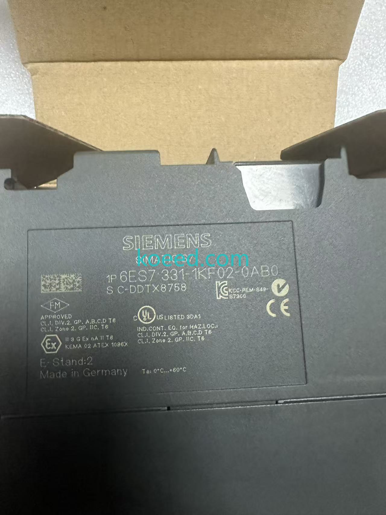 Siemens 6ES7 331-1KF02-0AB0 Side Profile