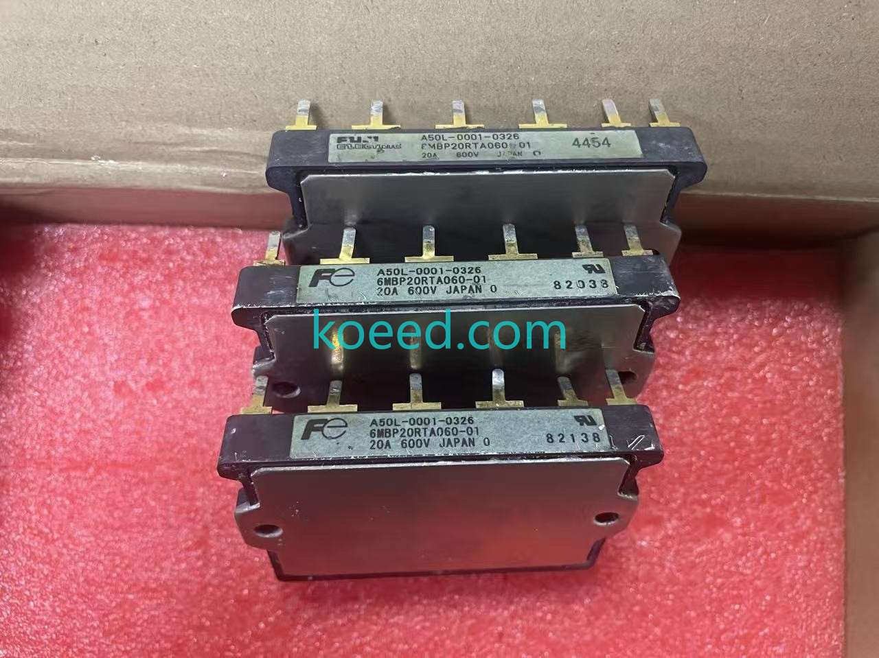 FUJI FANUC A50L-0001-0326 6MBP20RTA060 Module Front View