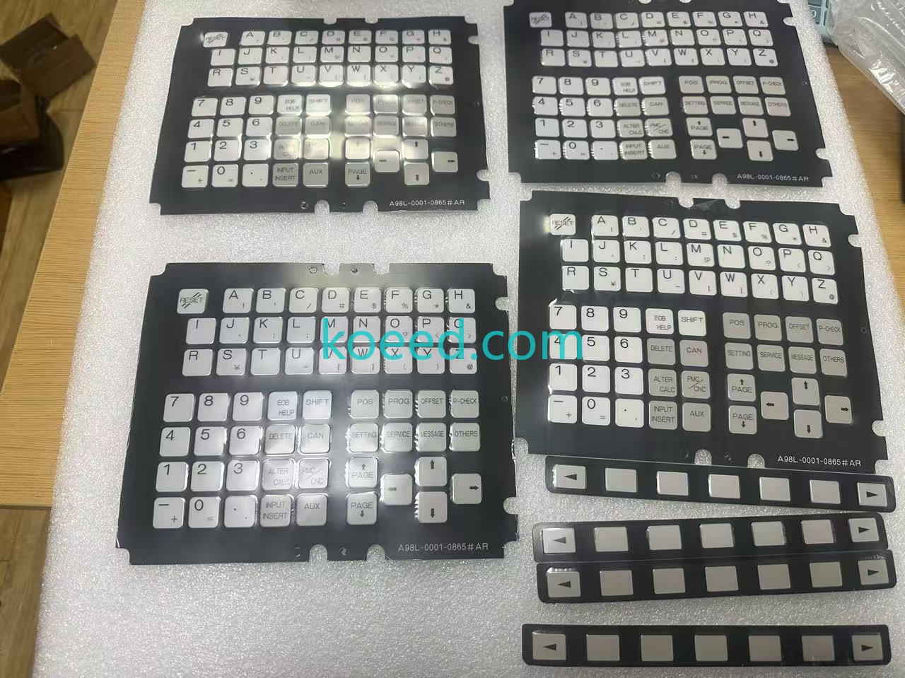 FANUC A98L-0001-0865 AR Membrane Keysheet Installation View