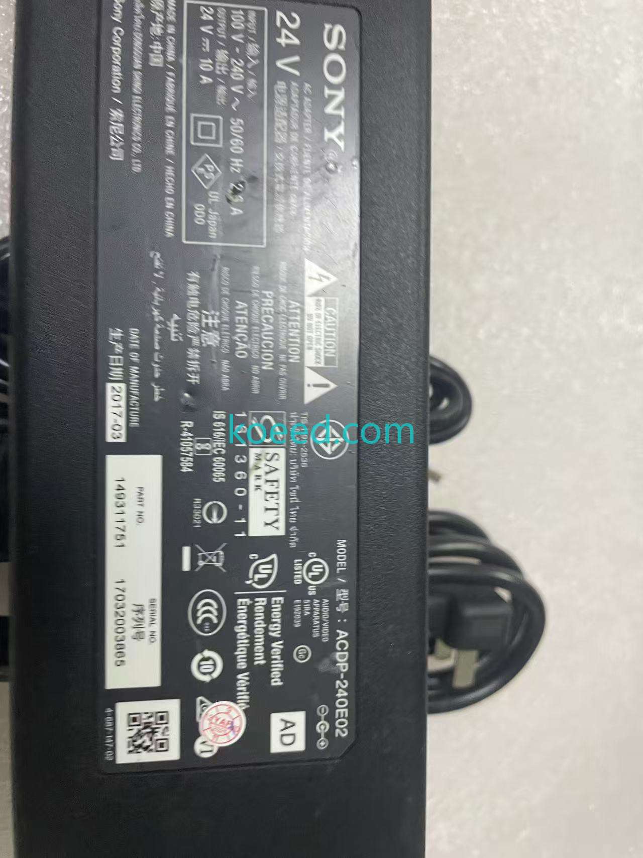 ACDP-240E02 Label Details