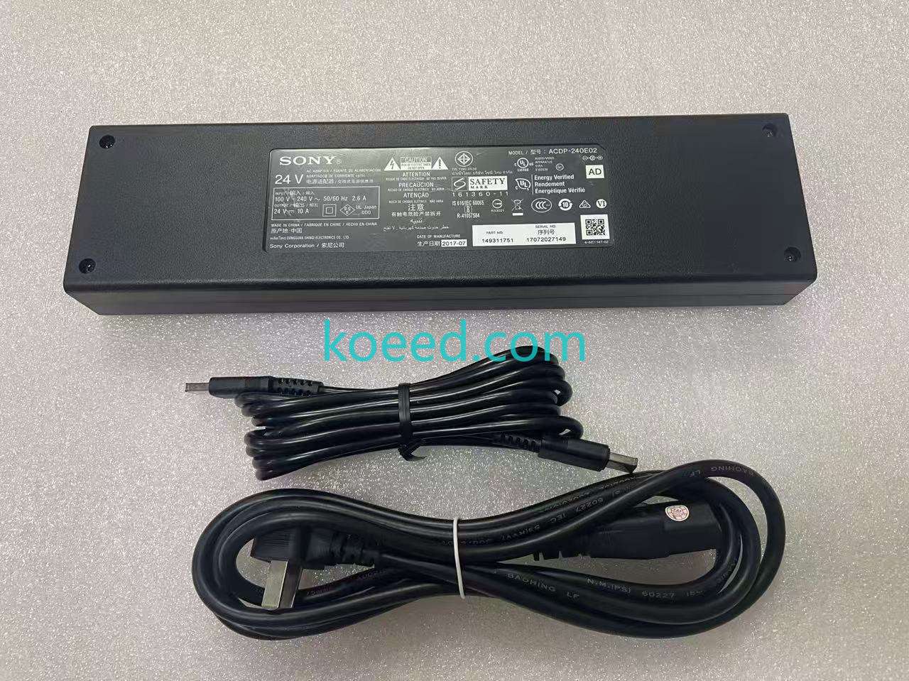 ACDP-240E02 Safety Instructions