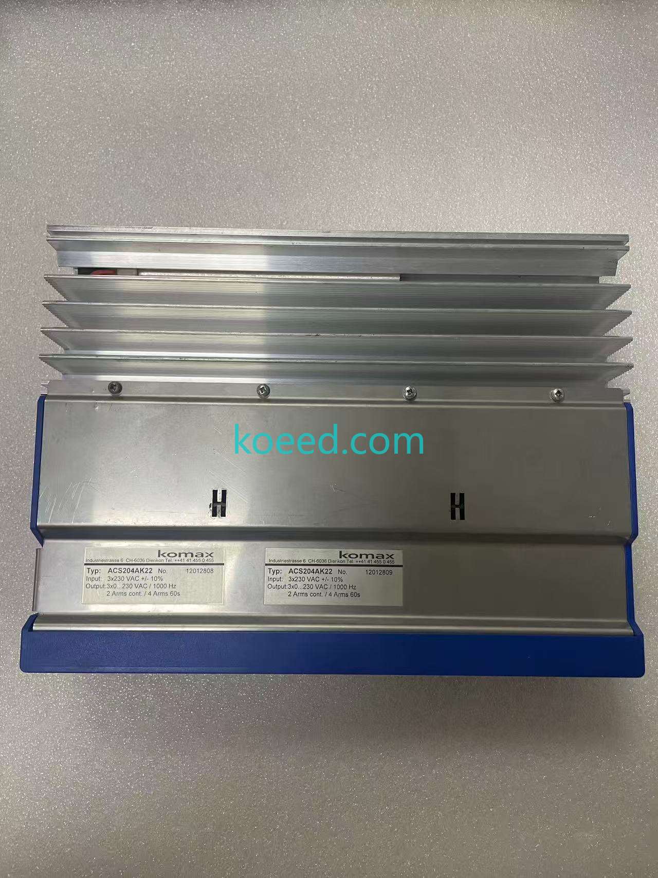 Komax ACS204-A Connector Details