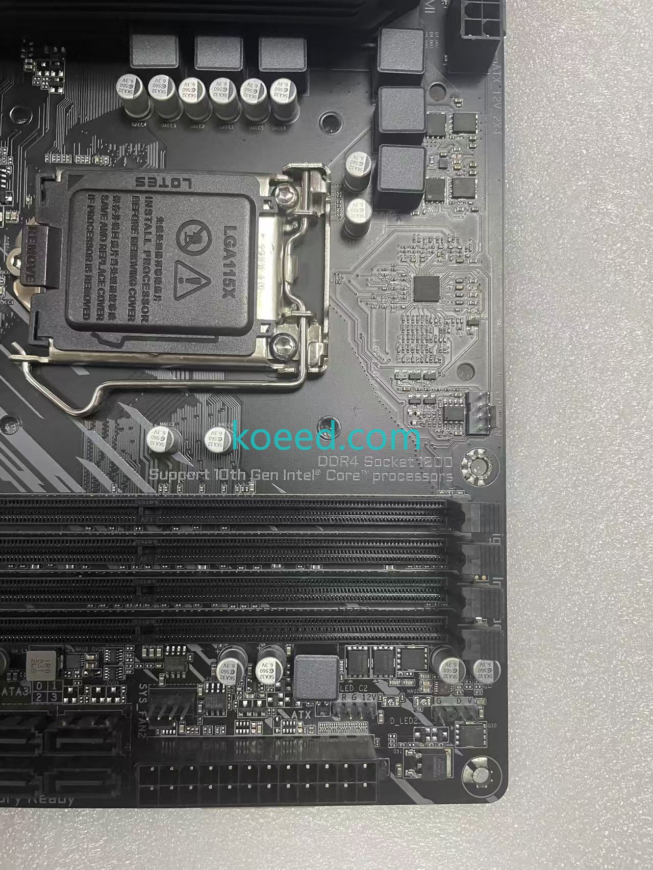 B460M AORUS ELITE MATX Motherboard Front View