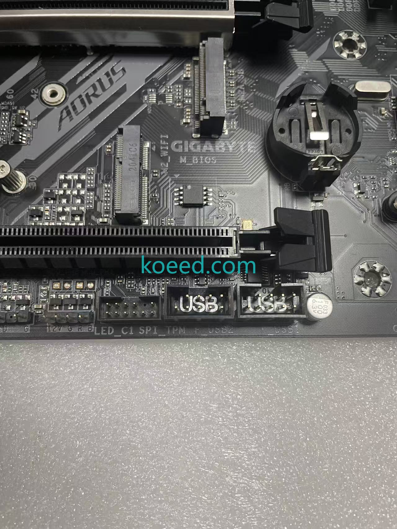 B460M AORUS ELITE MATX Motherboard Memory Slots