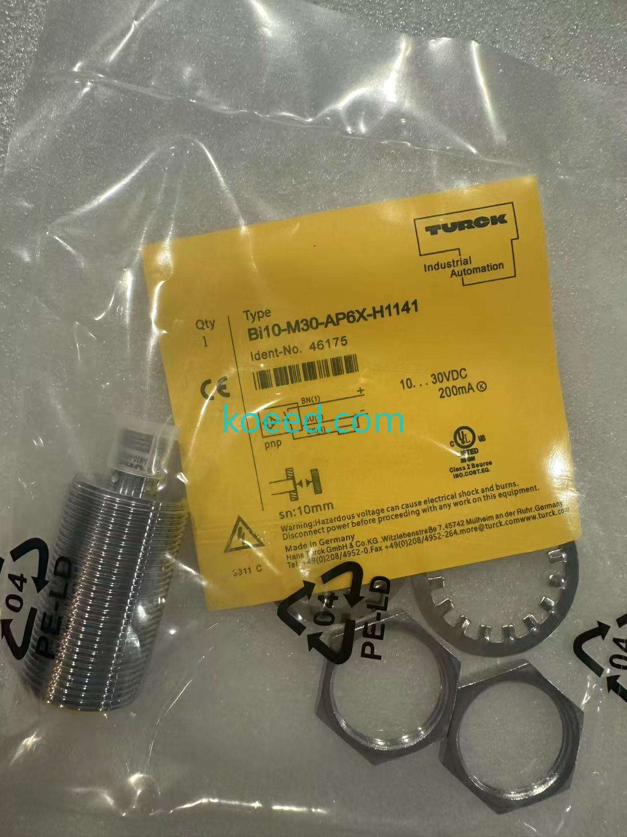 Turck BI10-M30-AP6X-H1141 Mounting Details