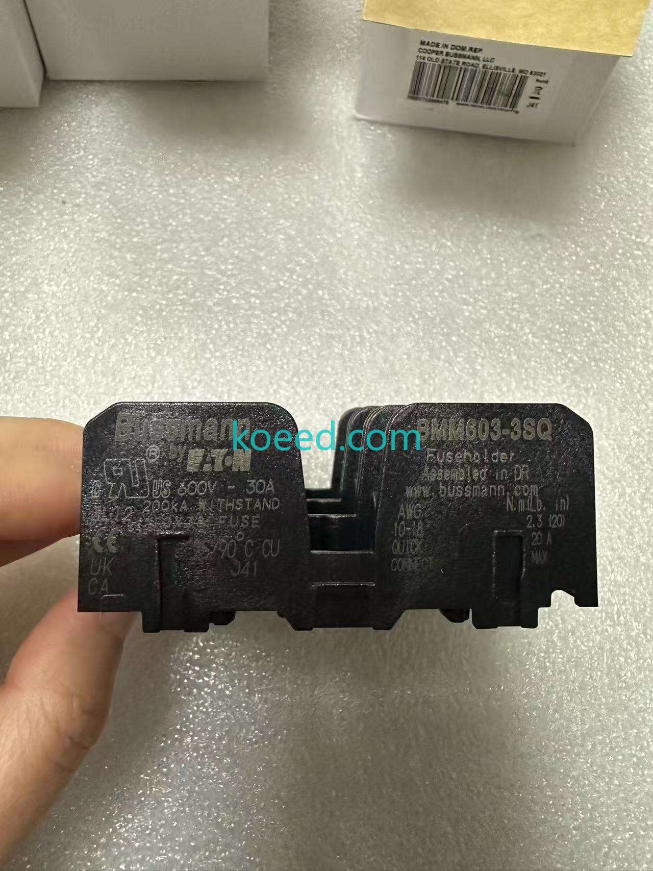 BMM603-3SQ Current Capacity