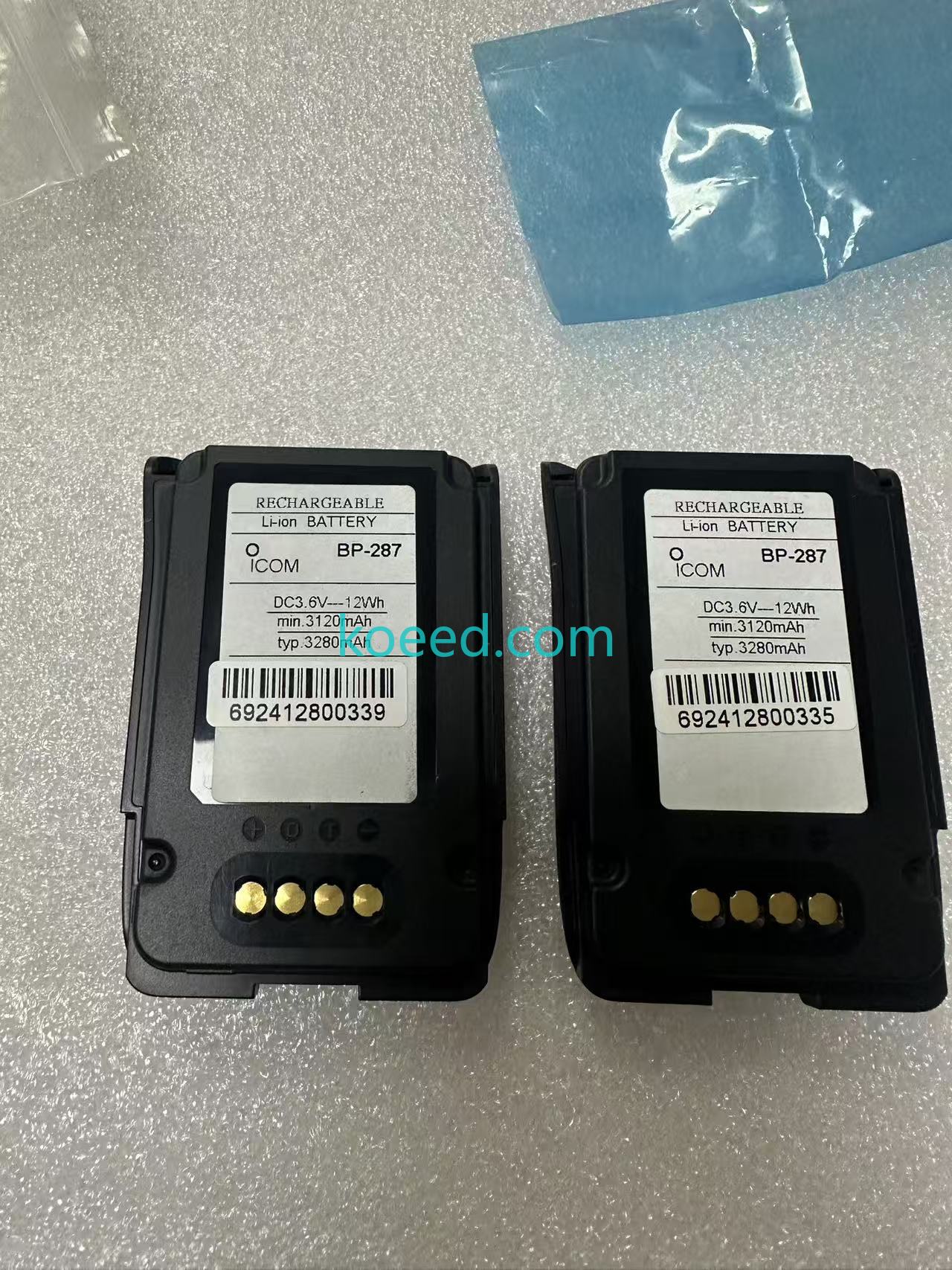 BP-287 Battery in Use