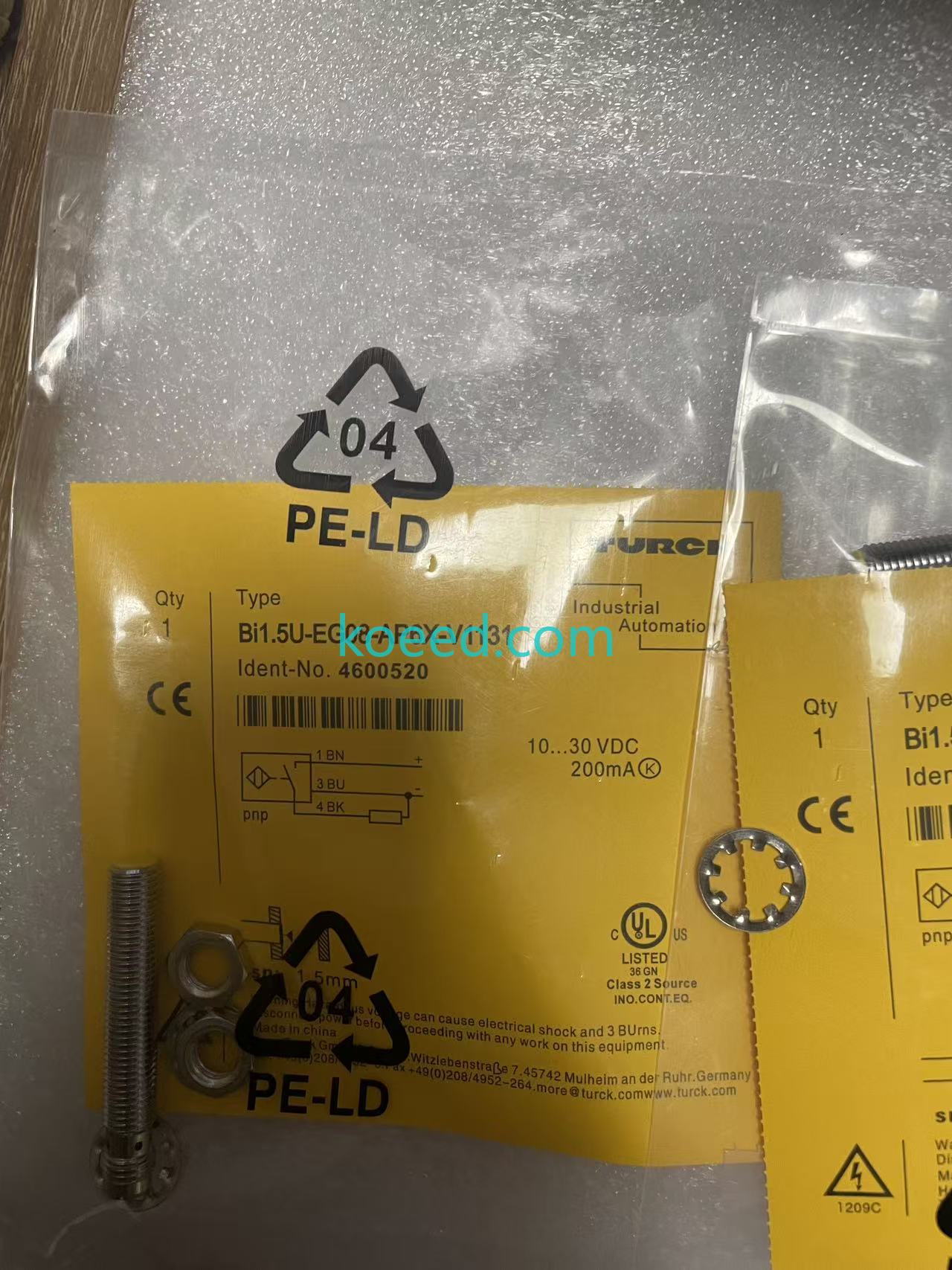 Balluff Bi1.5U-EG08-AP6X-V1131 front view