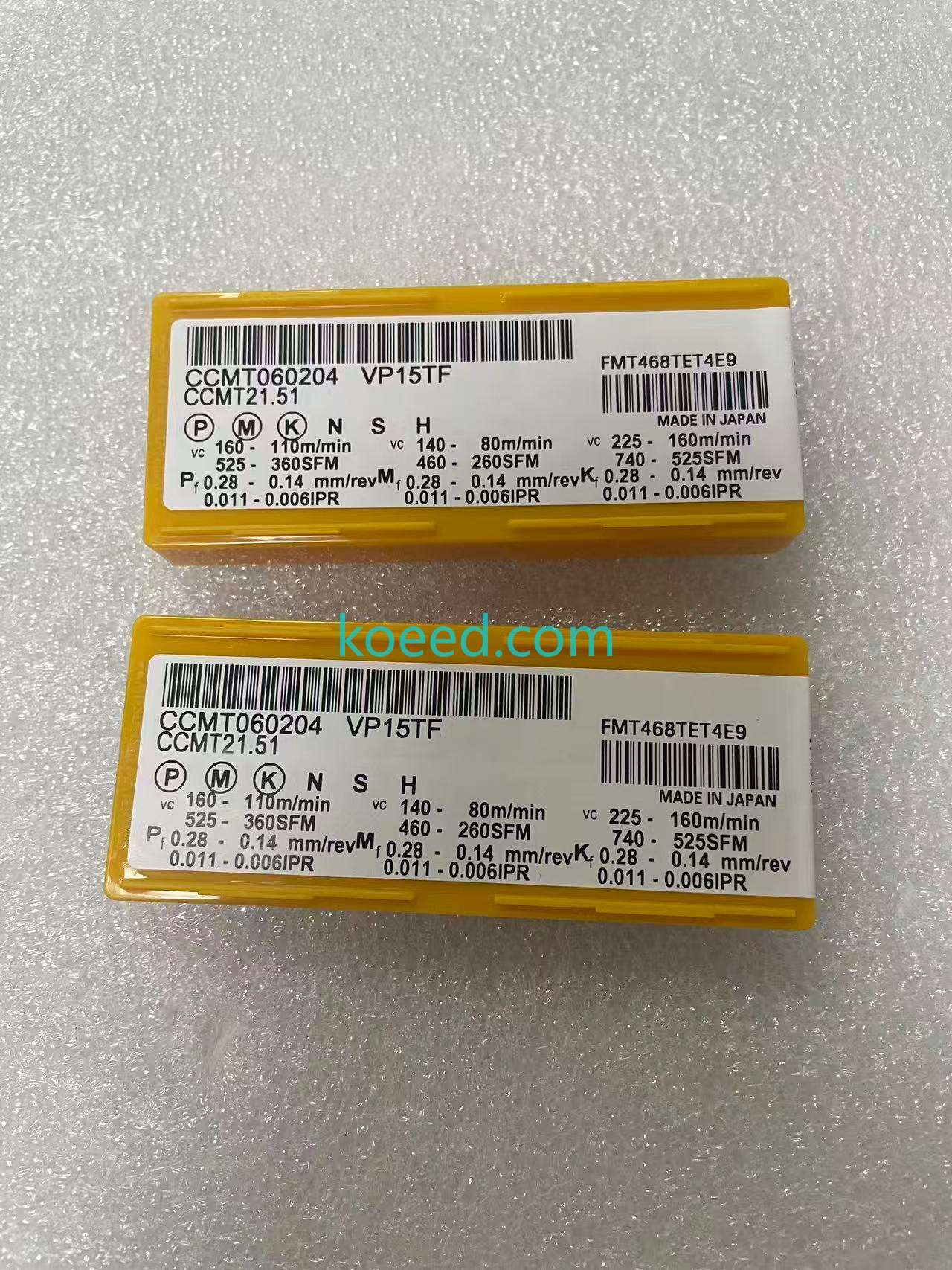 CCMT060204 VP15TF insert front view