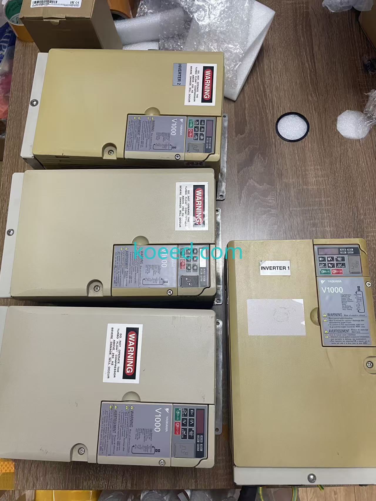 Yaskawa CIMR-VU4A0038FAA Terminal Connections
