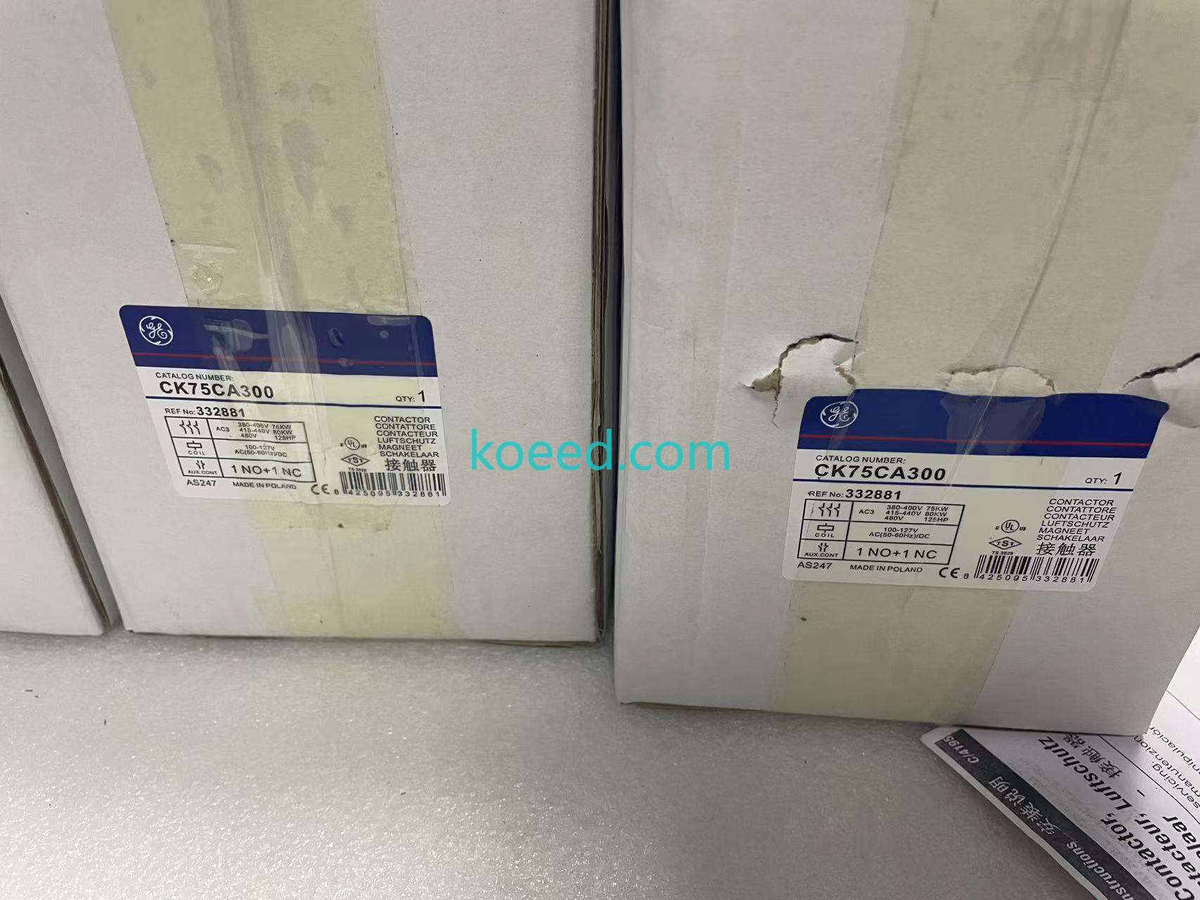 GE CK75CA300 Installation View