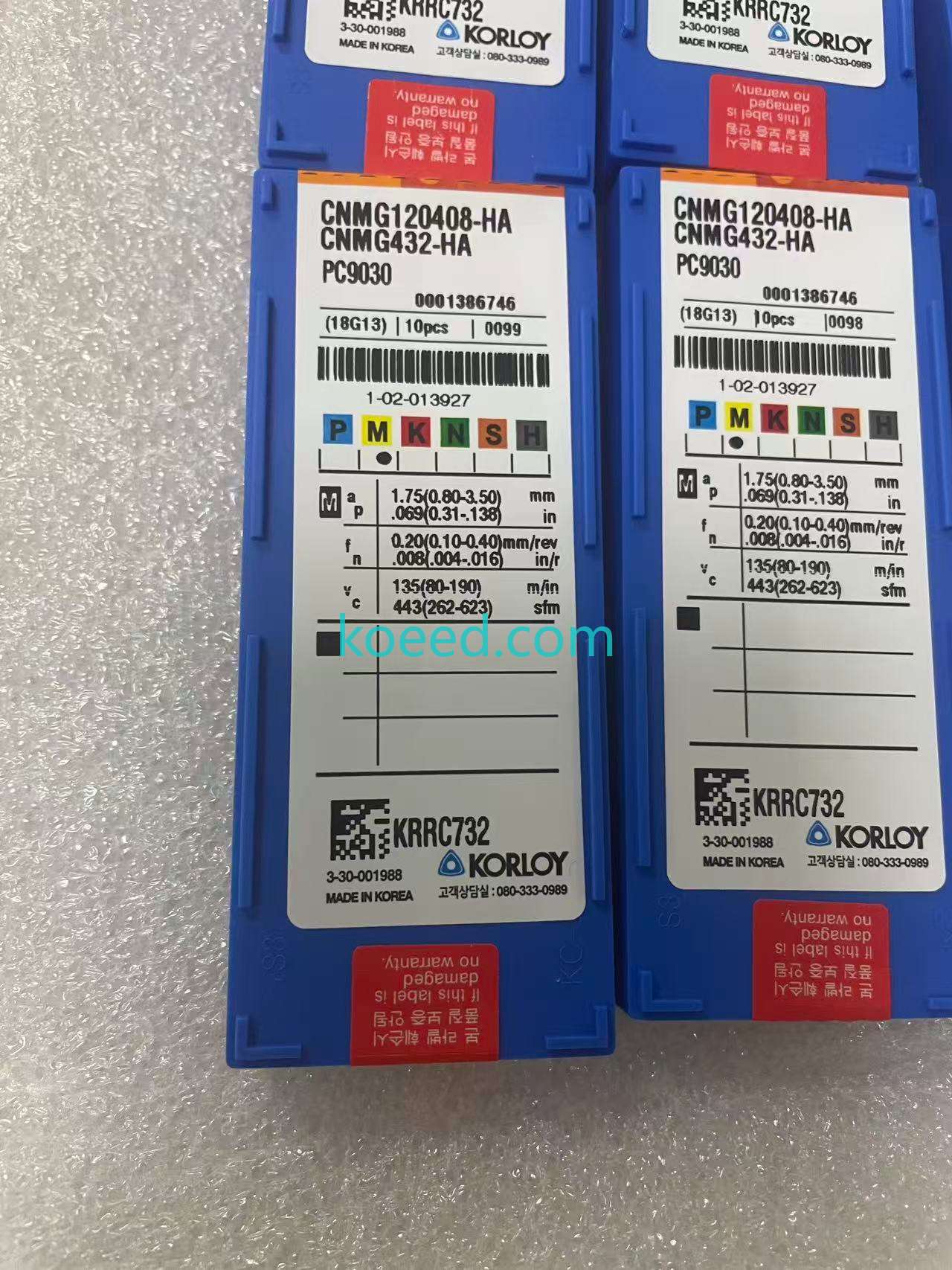 CNMG120408-HA PC9030 Detailed Geometry