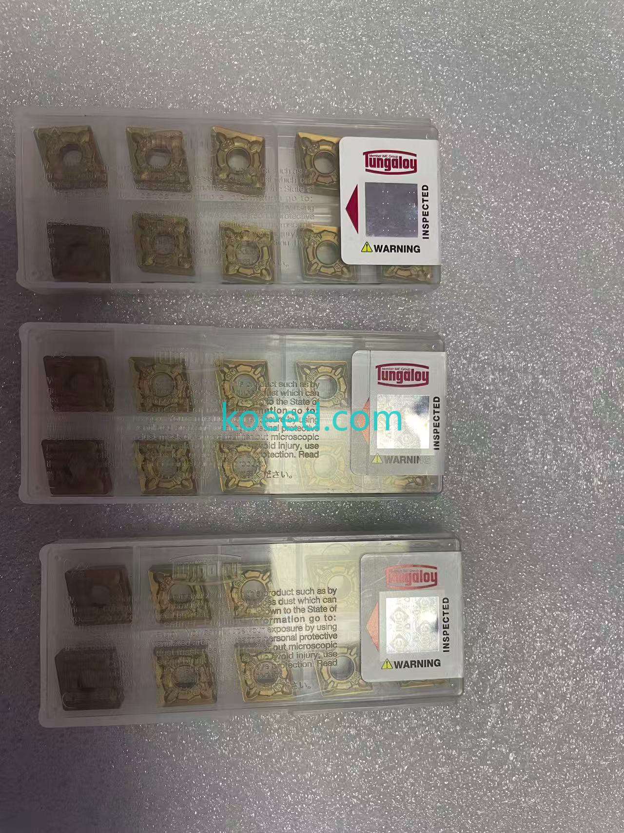 CNMG120408-SM T6130 Insert Packaging
