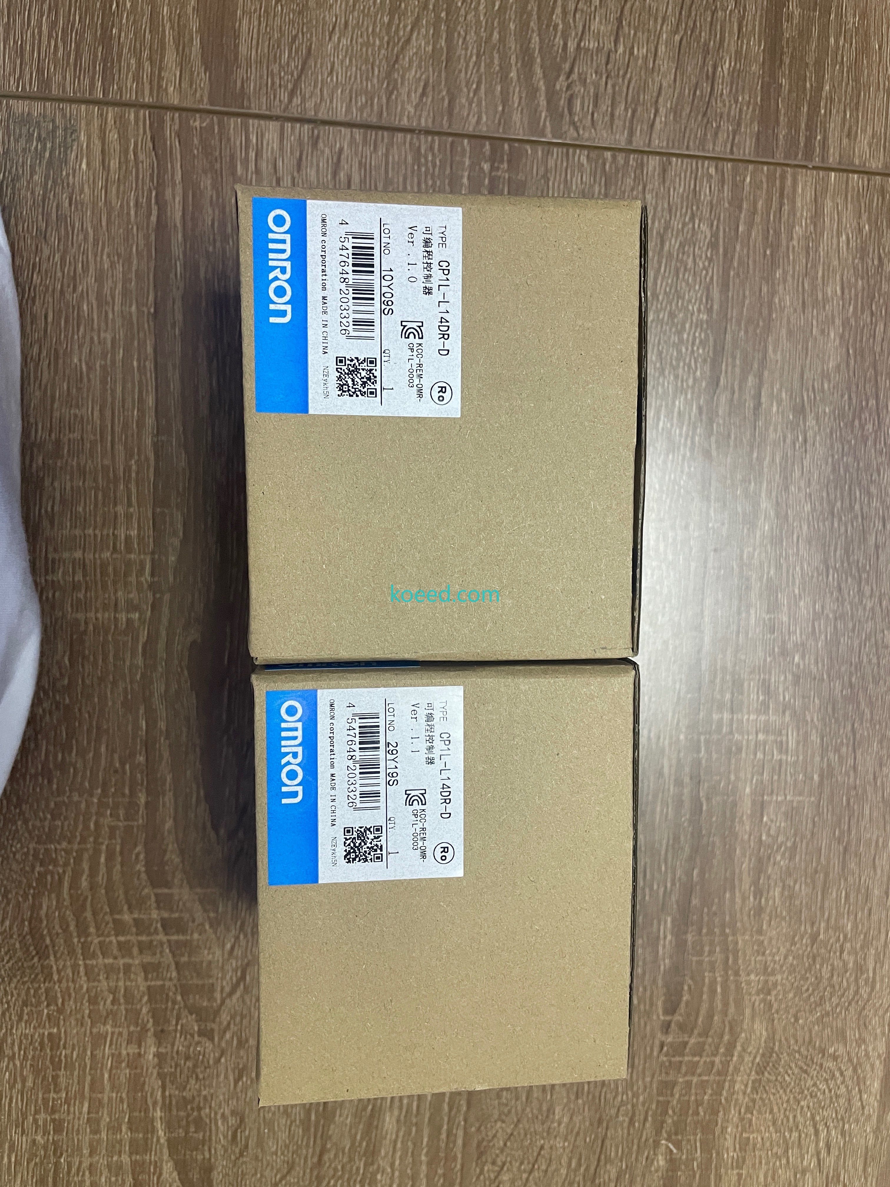 Omron CP1L-L14DR-D Front View