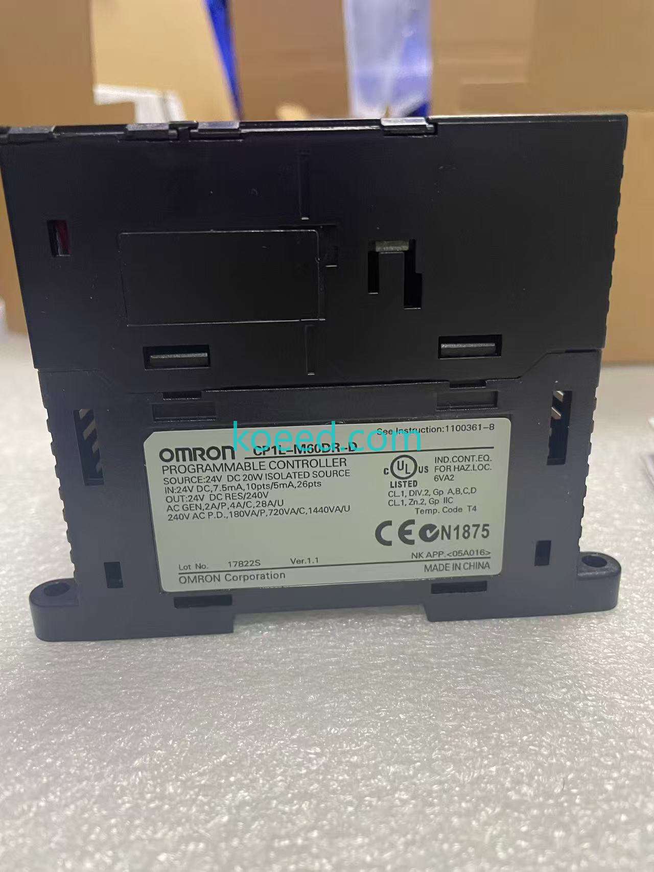 Omron CP1L-M60DR-D Front View