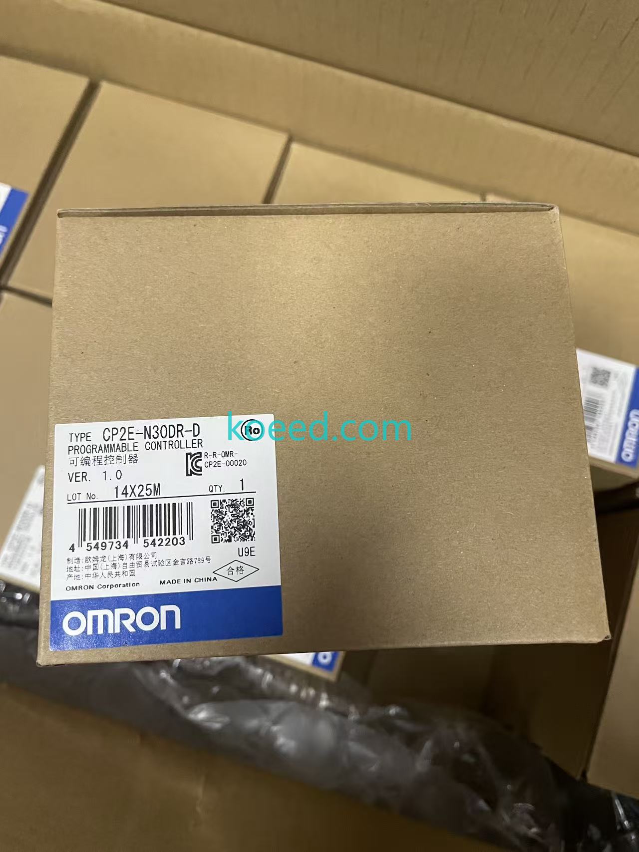 CP2E-N30DR-D Label Information