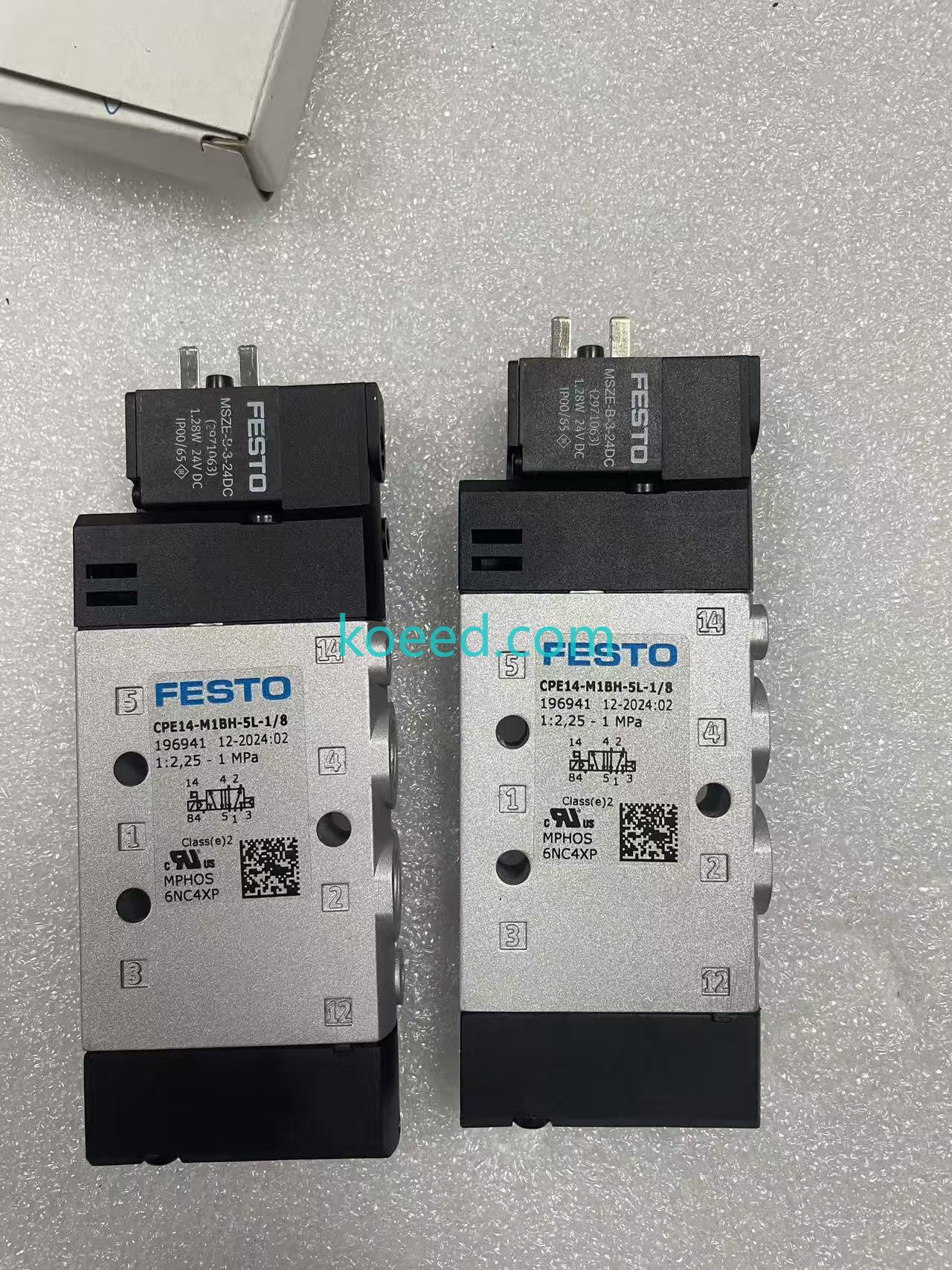 Festo CPE14-M1BH-5L-1/8 196941 — Coil & Connector