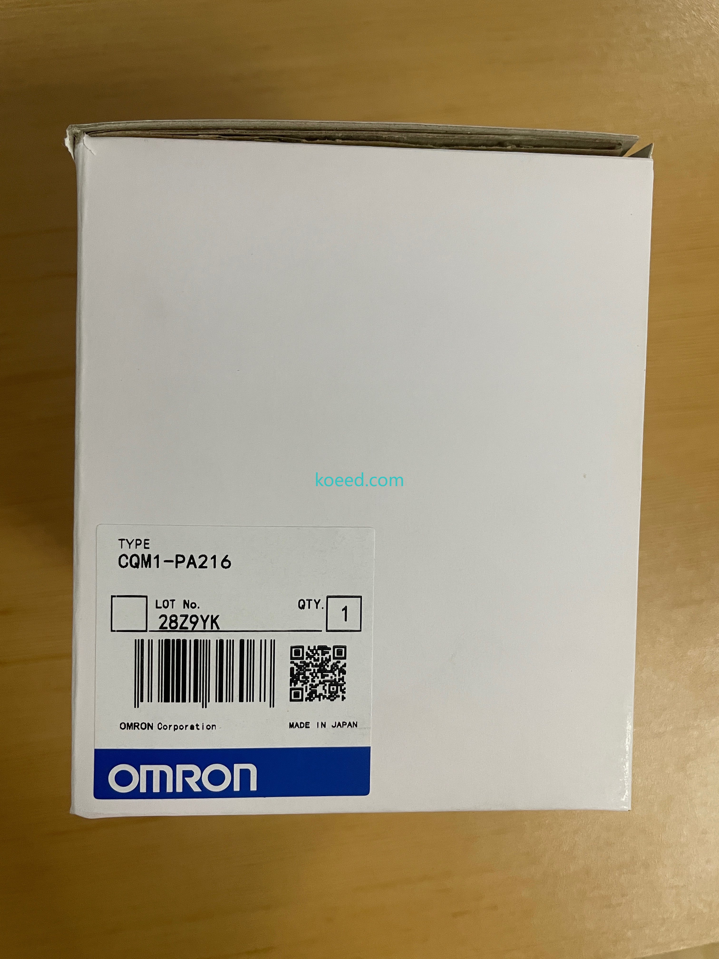 Omron CQM1-PA216 Front View