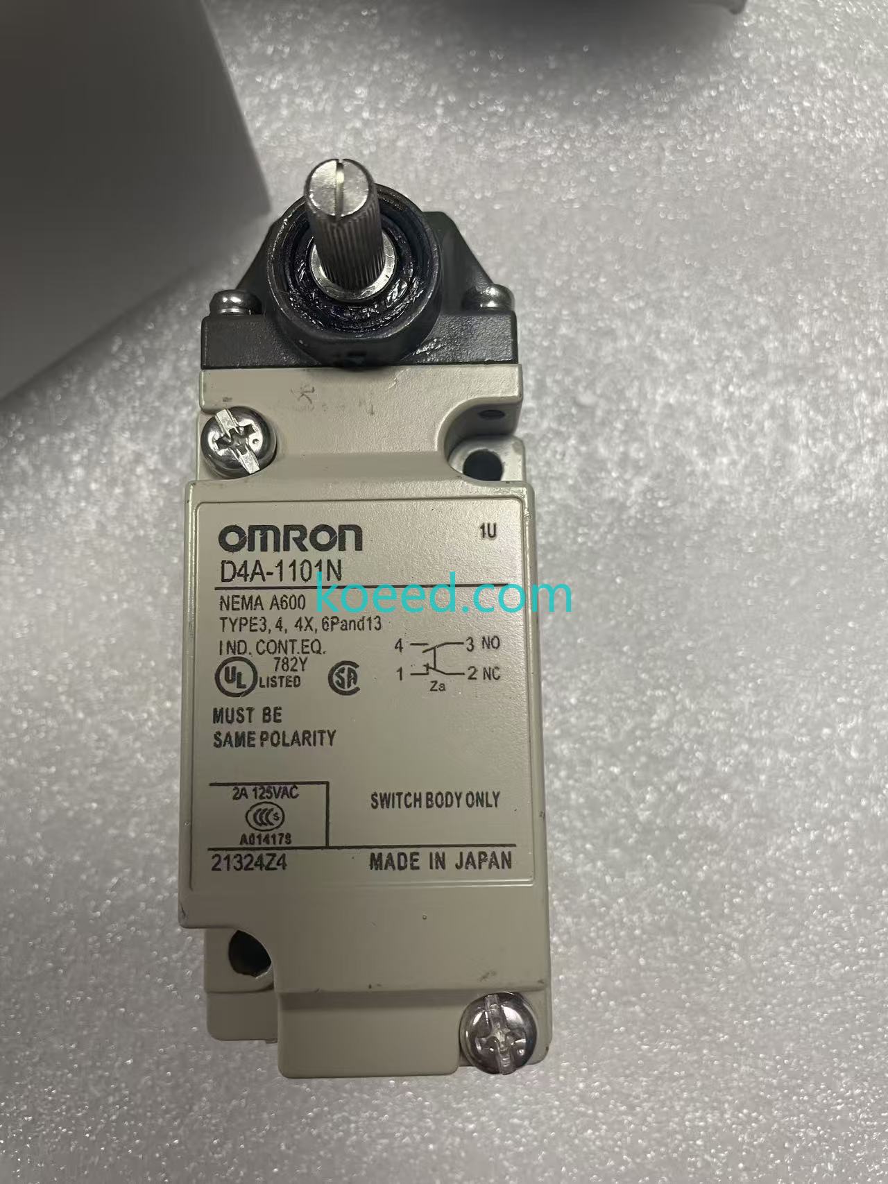 Omron D4A-1101N Side View