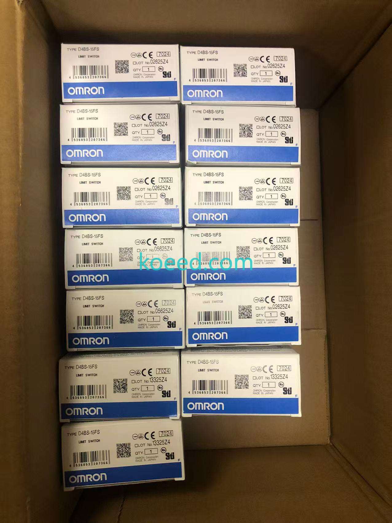 Omron D4BS-15FS Front View