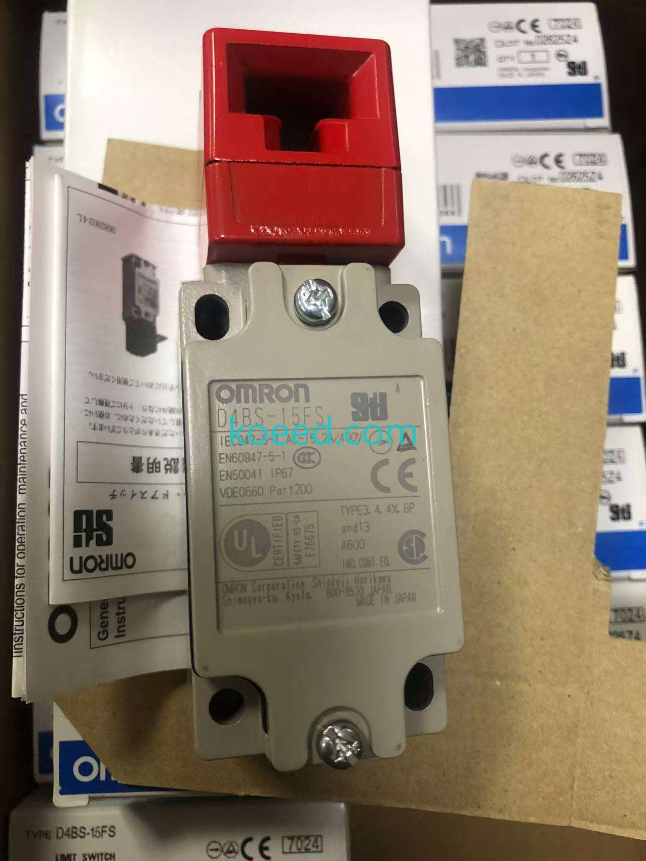 Omron D4BS-15FS Installation Example