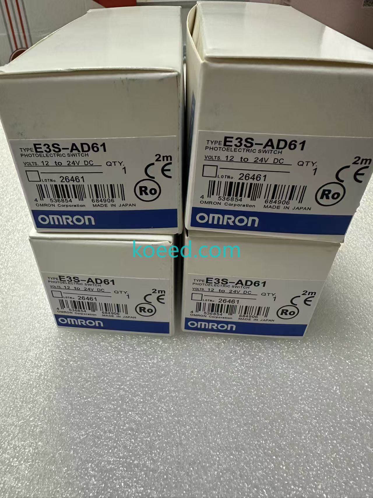 Omron E3S-AD61 Wiring Diagram