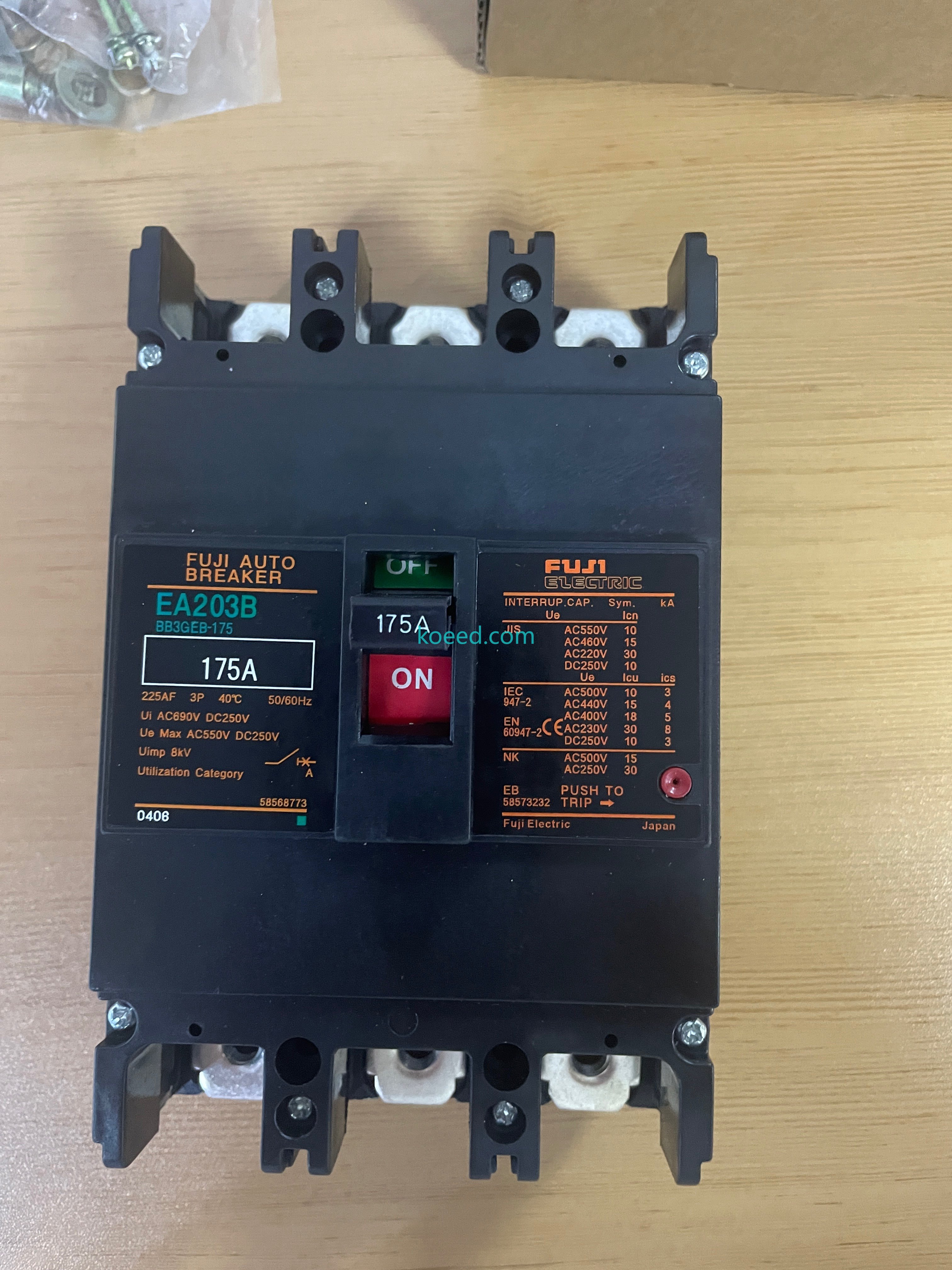 EA203B Technical Specifications