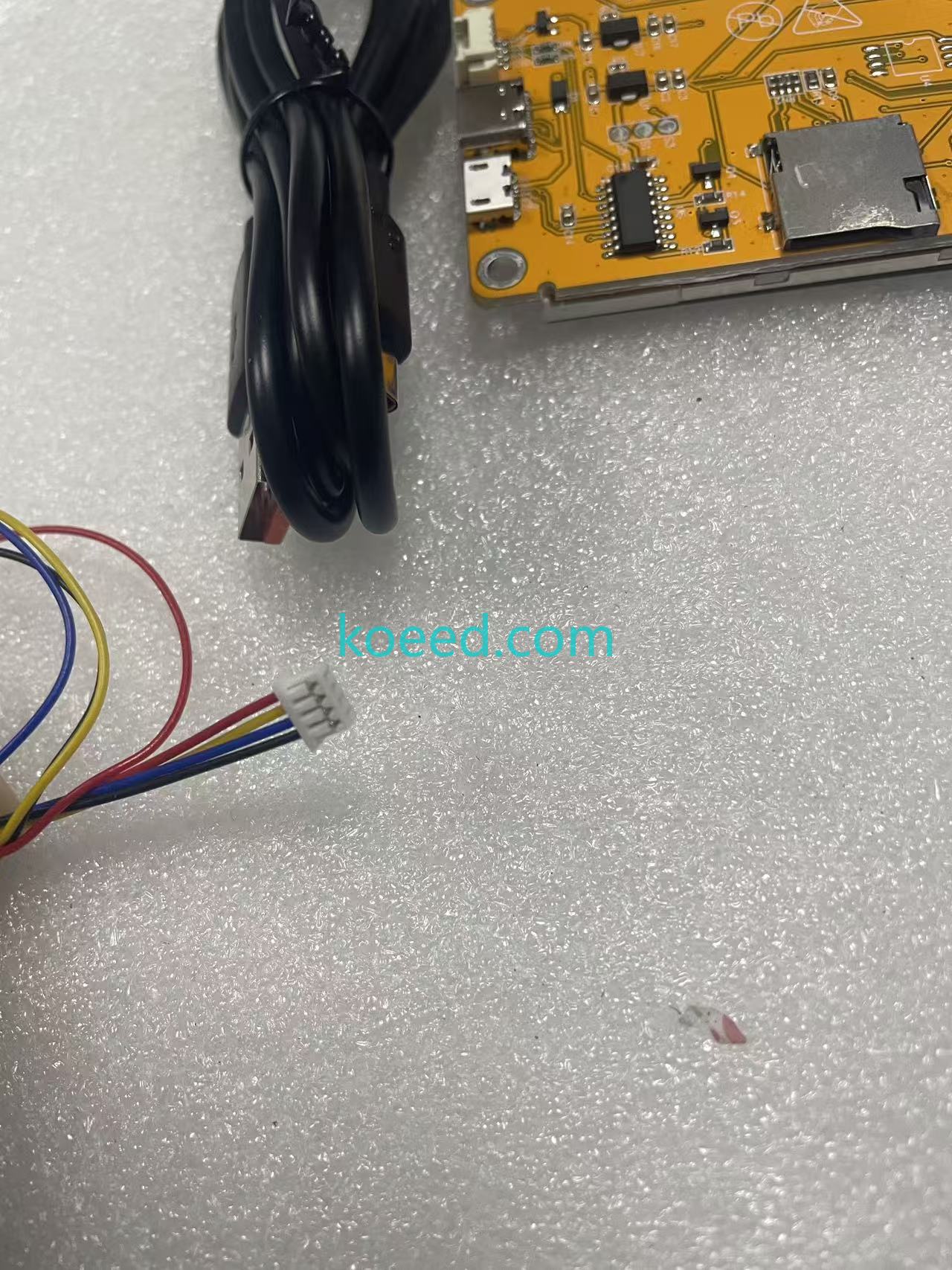 Cables and board corner