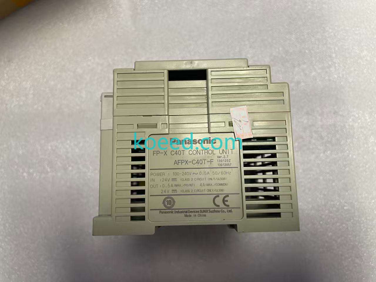 Panasonic FP-X C40T Technical Details