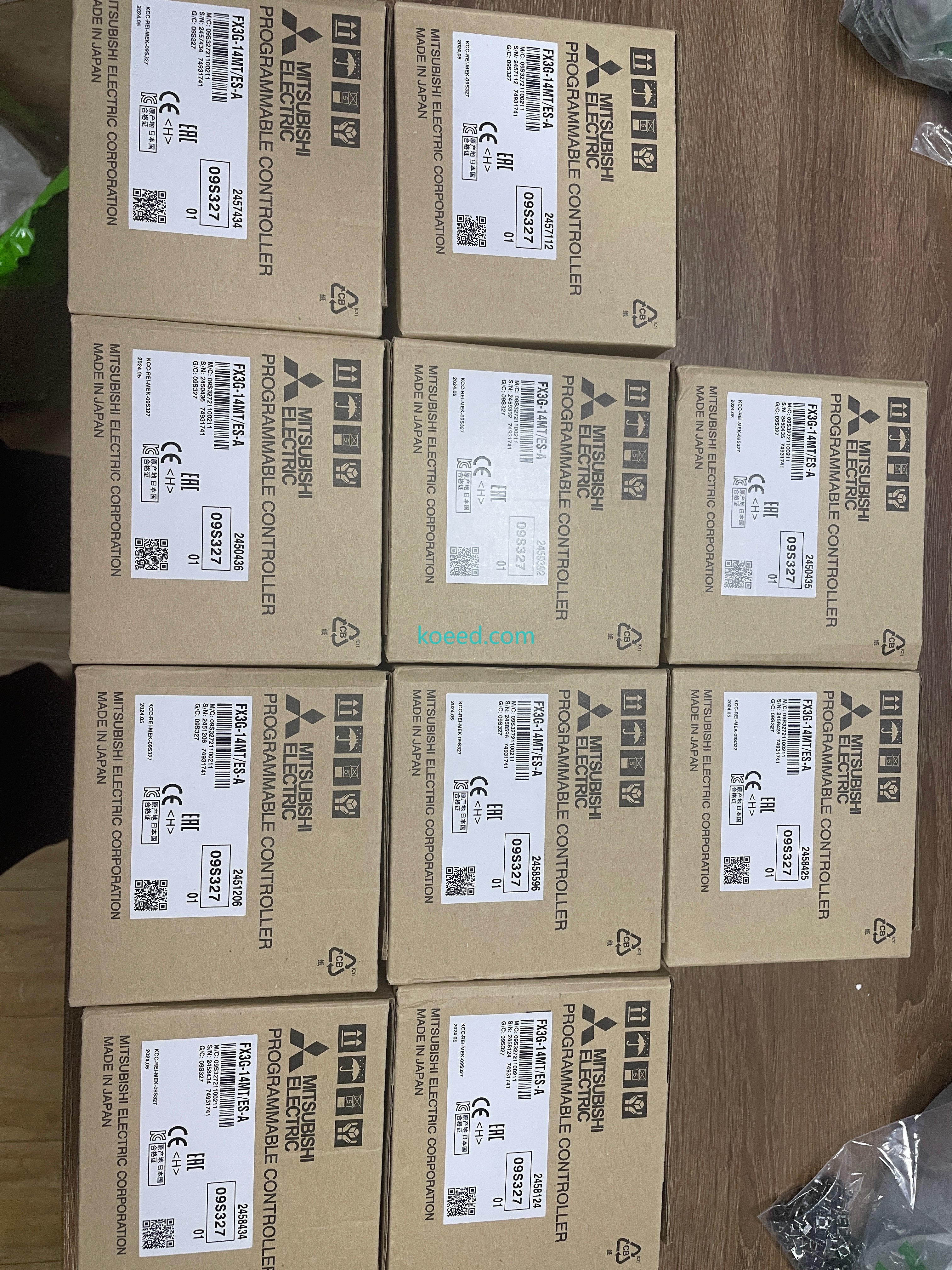 Mitsubishi FX3G 14MT/ES-A Front View