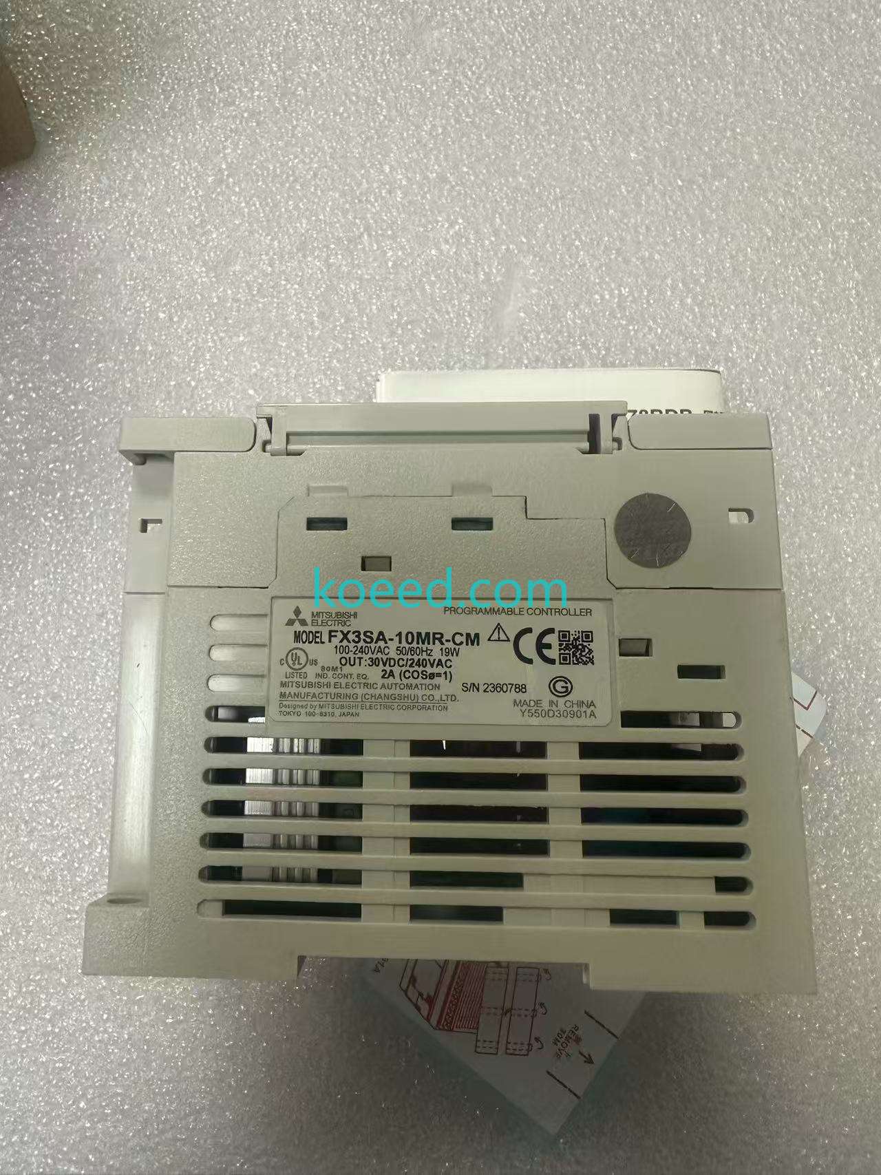 Mitsubishi FX3SA-10MR-CM Front View